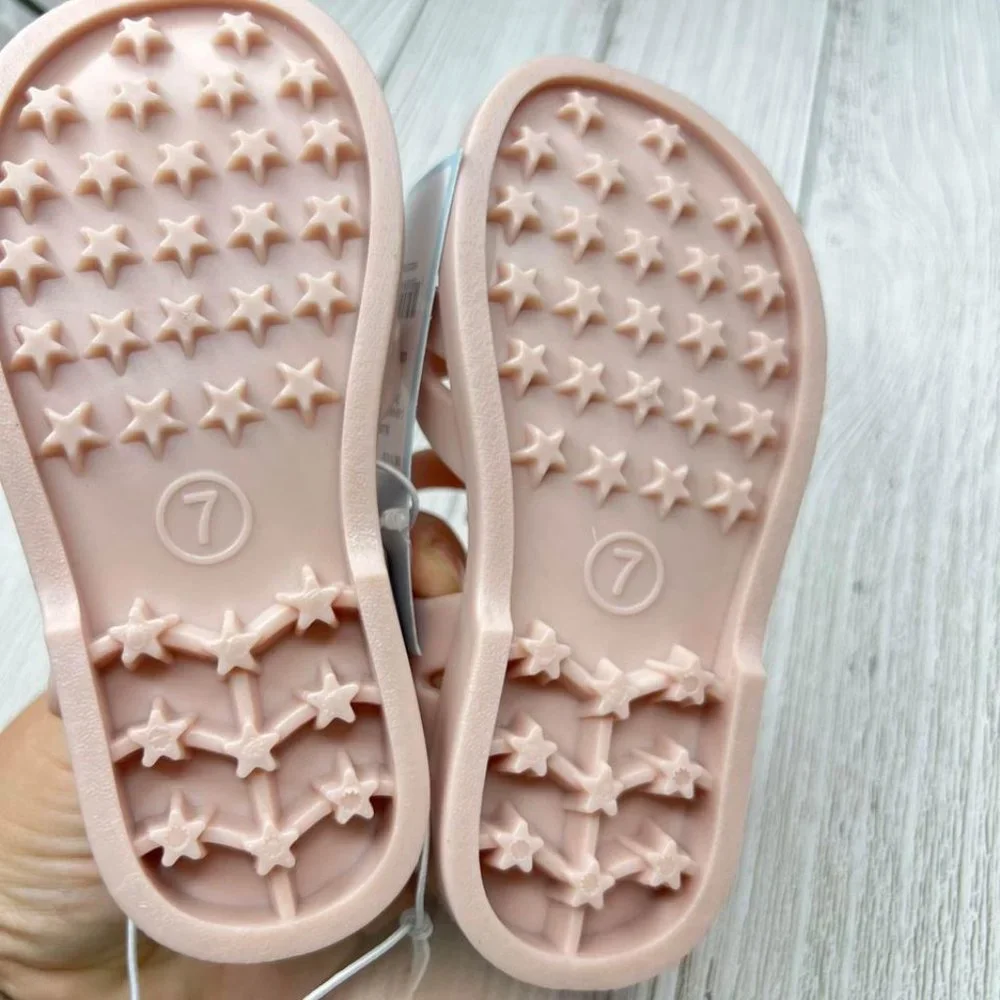 Toddler Jelly Shoes Size 7 New‎ Girls Sandals Blush Pink